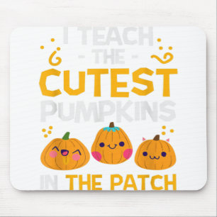 Alfombrilla De Ratón Enseño Calabazas Cutest En Halloween Del Profesor