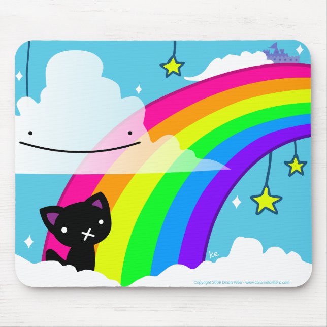 Alfombrilla De Ratón Ensueño Mousepad del arco iris (Frente)