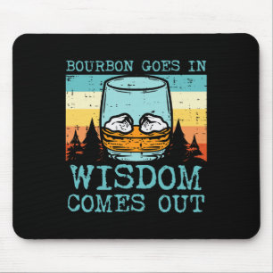 Alfombrilla De Ratón Entra con sabiduría sale divertido Día del padre h