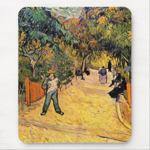 Alfombrilla De Ratón Entrada al parque público de Vincent van Gogh