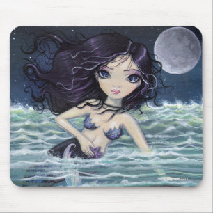 Alfombrilla De Ratón Entre el suave ratón de sirena del mar