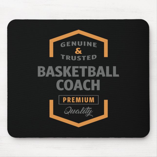 Alfombrilla De Ratón Entrenador de baloncesto (Frente)
