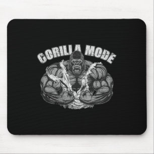 Alfombrilla De Ratón Entrenador de Fitness Gorila Modo Simio de Gimnasi