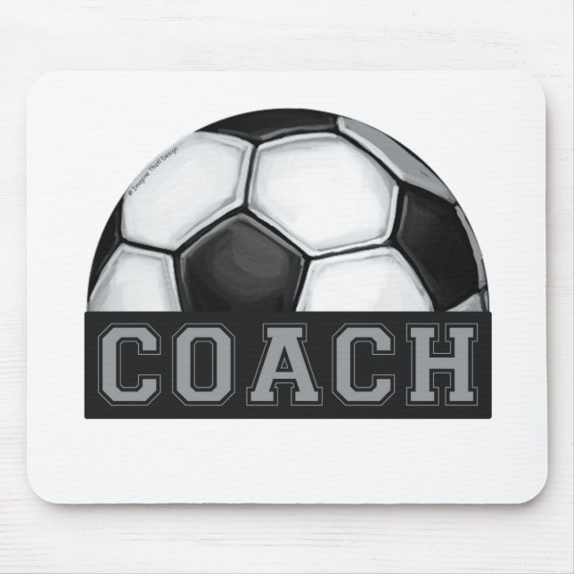Alfombrilla De Ratón Entrenador de fútbol (Frente)