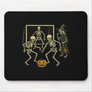 Alfombrilla De Ratón Entrenador de fútbol de esqueleto de Halloween Bru