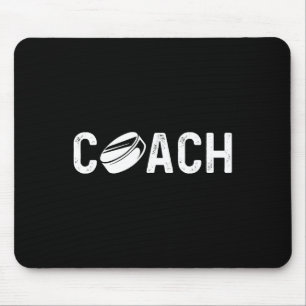 Alfombrilla De Ratón Entrenador de hockey sobre hielo regalo para jugad