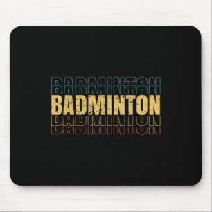 Alfombrilla De Ratón Entrenador del equipo de amor de Badminton
