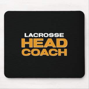 Alfombrilla De Ratón Entrenador jefe de equipo de Lacrosse