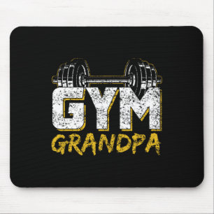 Alfombrilla De Ratón Entrenamiento de fitness con pesas para abuelo gim