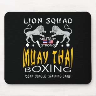 Alfombrilla De Ratón Entrenamiento de Kickboxing de Muay Thai Gimnasio