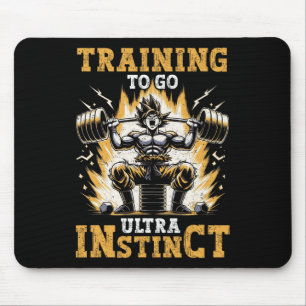 Alfombrilla De Ratón Entrenamiento Para Ir Ultra Instinto Gym Halterofi
