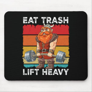 Alfombrilla De Ratón Entrenamiento Viking Gym Peso Comer Elevación Pesa