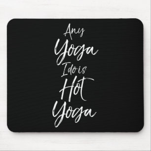 Alfombrilla De Ratón Entrenamientos de Yoga Estudio de Diseño de Fitnes