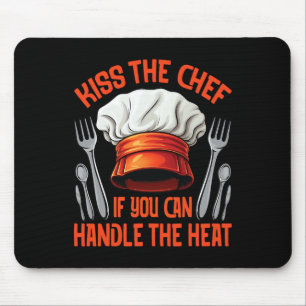 Alfombrilla De Ratón Entusiasta de la cocina Chef Kiss a la parrilla ah