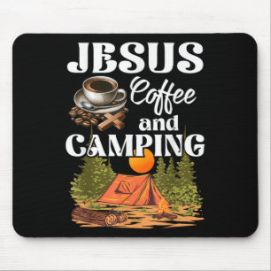 Alfombrilla De Ratón Entusiasta Fiel Al Aire Libre Jesús Café Y Campi
