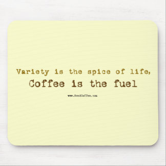 Alfombrilla De Ratón Enviar eslogan del café - mousepad
