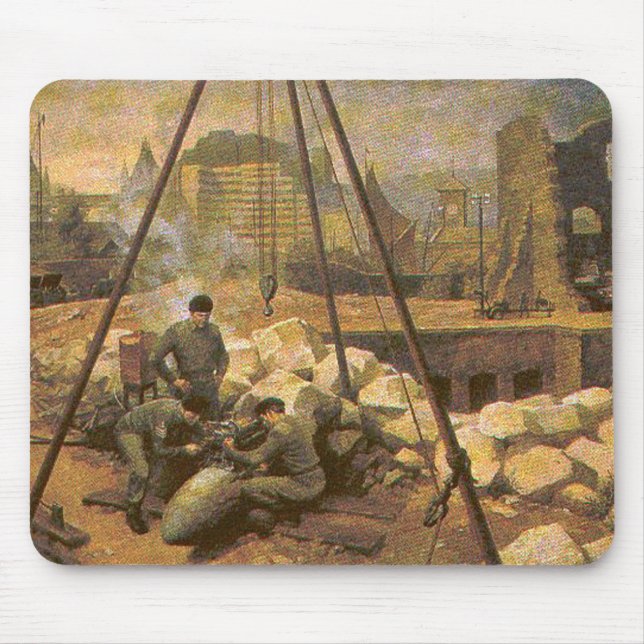 Alfombrilla De Ratón EOD que cava para la bomba (Frente)