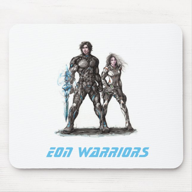 Alfombrilla De Ratón Eon Warriors Mousepad (Frente)