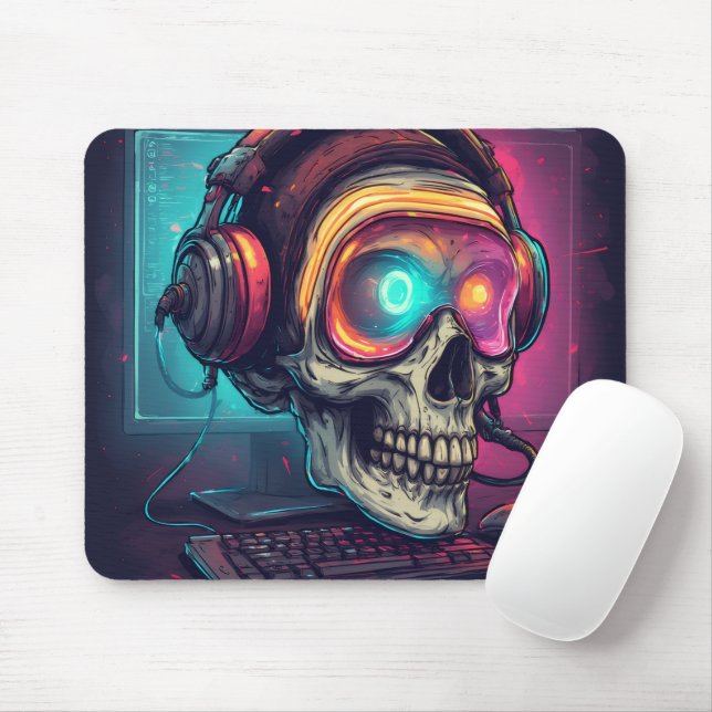 Alfombrilla De Ratón Epic Gamer Skull Mouse Pad (Con ratón)