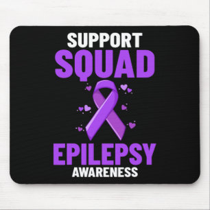 Alfombrilla De Ratón Epilepsia Awareness Purple Ribbon Guerrero de Puls