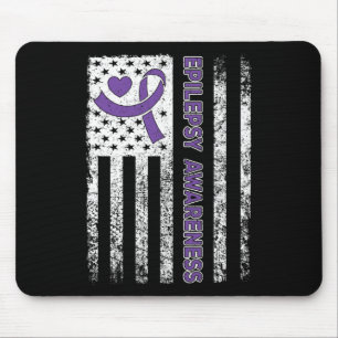 Alfombrilla De Ratón Epilepsia Bandera de Conciencia Guerra de Epilepsi