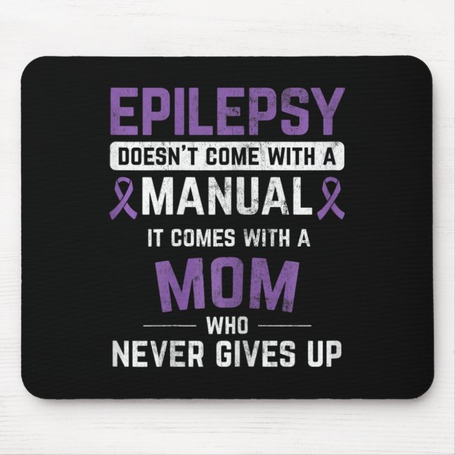 Alfombrilla De Ratón Epilepsia Mamá Epilepsia Epilepsia Epilepsia Epile (Frente)