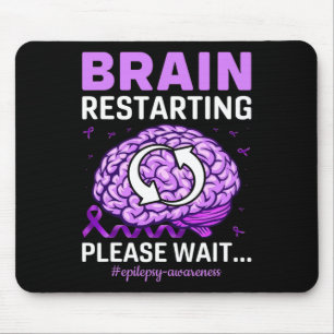 Alfombrilla De Ratón Epilepsia Sensibilización Divertido Reinicio Cereb