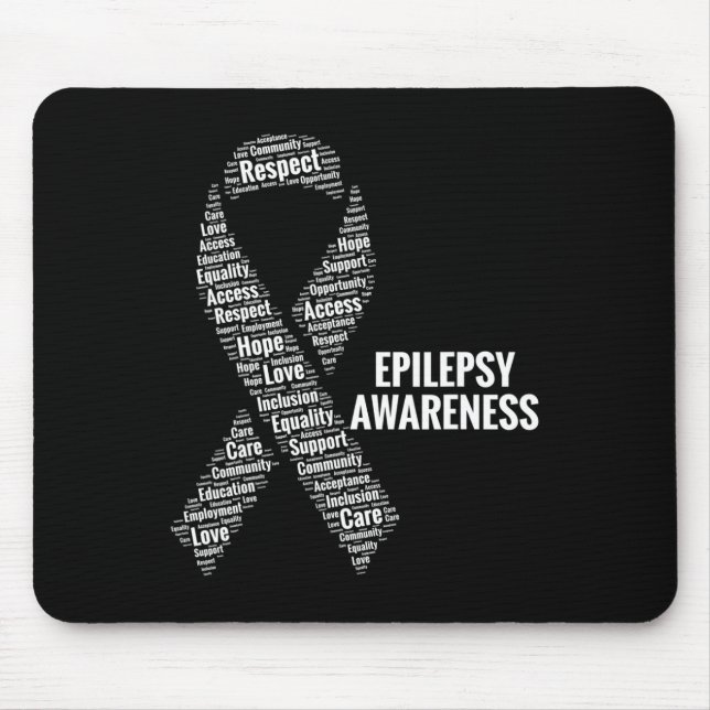 Alfombrilla De Ratón Epilepsia Sensibilización Respeto Atención Promoci (Frente)