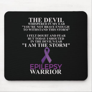Alfombrilla De Ratón Epilepsia Warrior Awareness Christian Faith