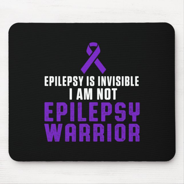 Alfombrilla De Ratón Epilepsy Awareness Fun Healthcare Epileptic Warrio (Frente)