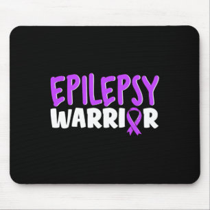 Alfombrilla De Ratón Epilepsy Warrior Kids Purple Ribbon Awareness