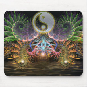 Alfombrilla De Ratón Equilibrio: Fractal YinYang Mousepad