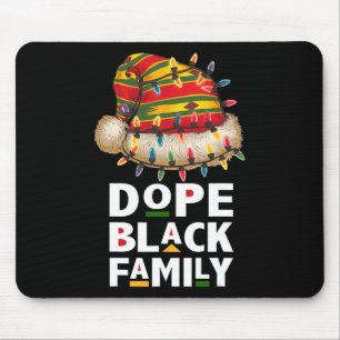 Alfombrilla De Ratón Equipo africano de la familia negra africana Santa