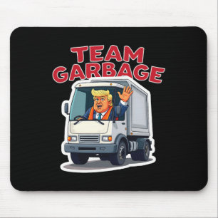 Alfombrilla De Ratón Equipo Basura Divertido Trump Conduciendo Un Camió