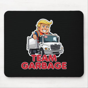 Alfombrilla De Ratón Equipo Basura Donald Trump 2025 Elección Divertida