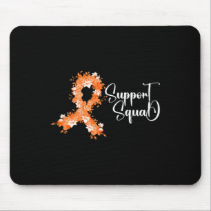 Alfombrilla De Ratón Equipo de Apoyo Cinta Naranja Leucemia Cáncer de S