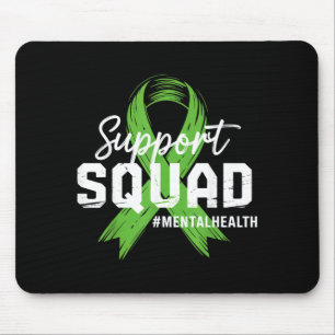 Alfombrilla De Ratón Equipo de Apoyo Conciencia sobre Salud Mental Verd