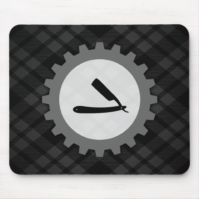 Alfombrilla De Ratón equipo de barbería (Frente)