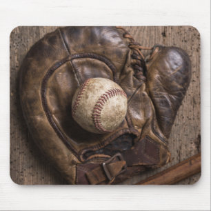 Alfombrilla De Ratón Equipo de béisbol del vintage