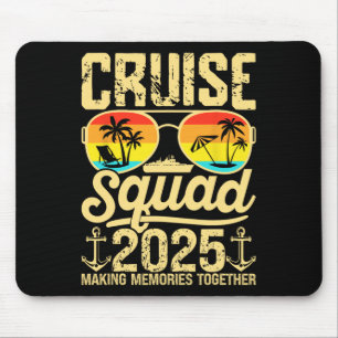 Alfombrilla De Ratón Equipo de crucero 2025 Vacaciones de verano famili