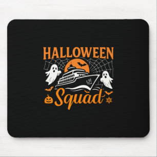 Alfombrilla De Ratón Equipo de crucero de Halloween 2025 Familia de tri