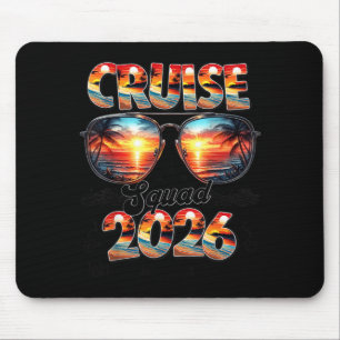 Alfombrilla De Ratón Equipo de crucero vacaciones de verano 2026 famili