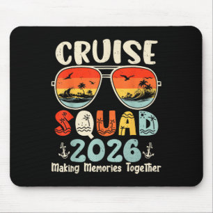 Alfombrilla De Ratón Equipo de crucero vacaciones de verano 2026 famili