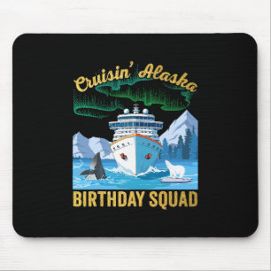 Alfombrilla De Ratón Equipo de Cumpleaños Crucero Alaska