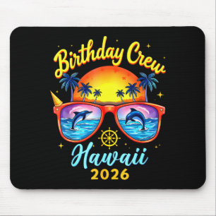 Alfombrilla De Ratón Equipo de cumpleaños vacaciones Hawaii 2026 crucer