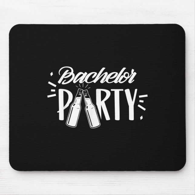 Alfombrilla De Ratón Equipo de Despedida de Soltero Novio Novia _1  (Frente)