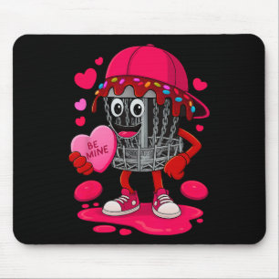 Alfombrilla De Ratón Equipo de Disc Golf Playera San Valentín Corazones