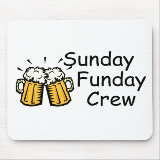 Alfombrilla De Ratón Equipo de domingo Funday (cerveza)