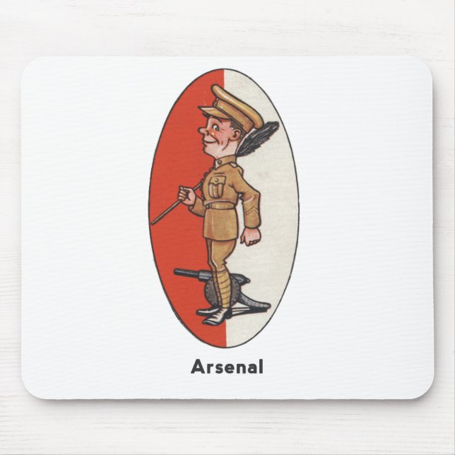 Alfombrilla De Ratón Equipo de fútbol inglés - arsenal Mousepad (Frente)