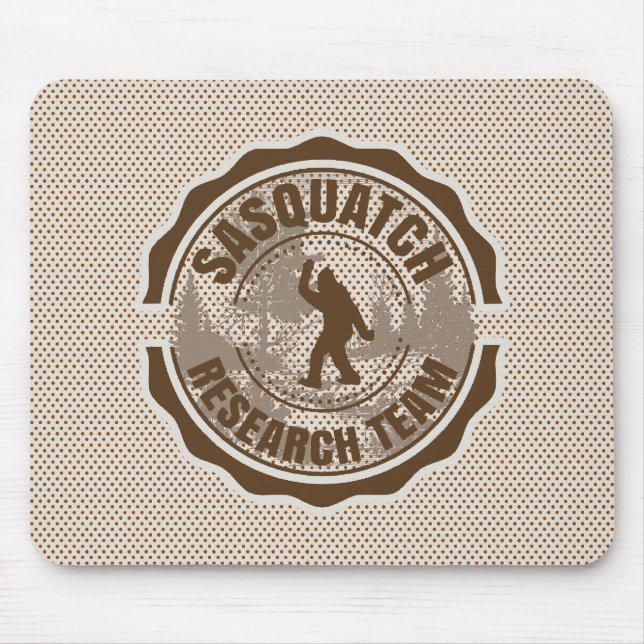 Alfombrilla De Ratón Equipo de Investigación de Sasquatch Críptido (Frente)